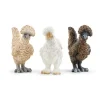 FIGURINE TRIO DE POULES