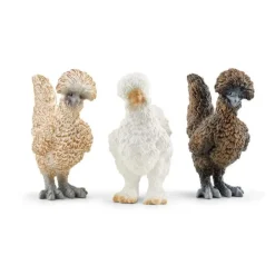 FIGURINE TRIO DE POULES