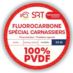 FIL DE PECHE FLUOROCARBONE 100% PVDF 50M