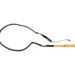 FOUET DE VENERIE EN CUIR 1,5M