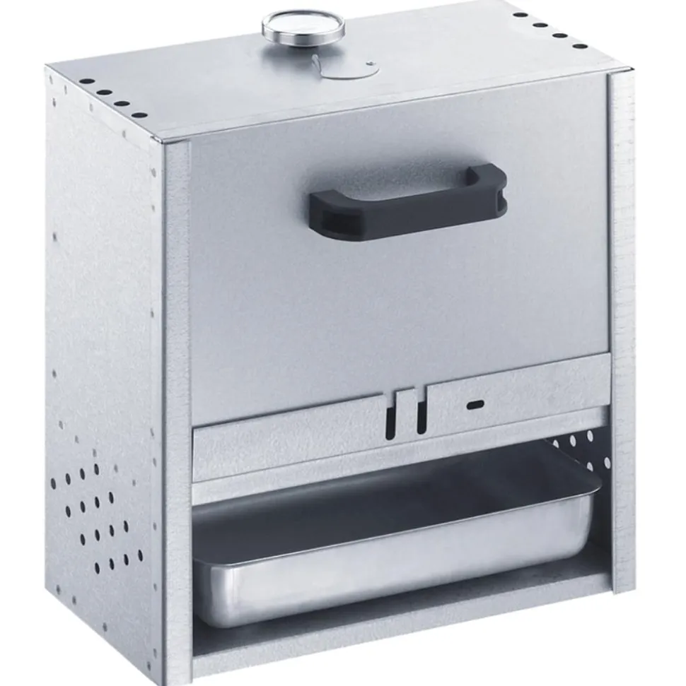 FUMOIR EN ACIER ALUMINE PORTE COULISSANTE H50CM