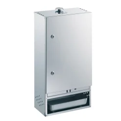 FUMOIR EN ALU AVEC PORTE H75CM