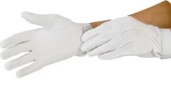 GANTS PICOT COTON BLANC ADULTE