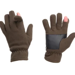 GANTS POLAIRE MARRON
