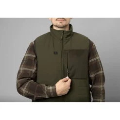 GILET CHAUFFANT CELSIUS PINE GREEN