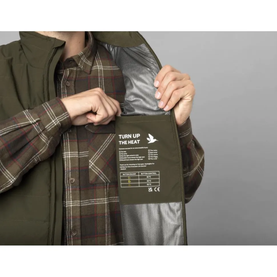 GILET CHAUFFANT CELSIUS PINE GREEN