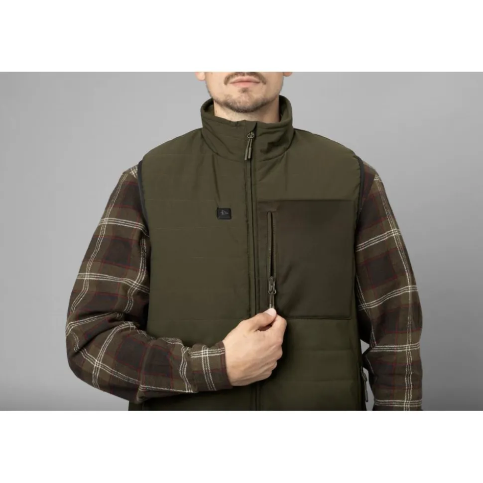 GILET CHAUFFANT CELSIUS PINE GREEN