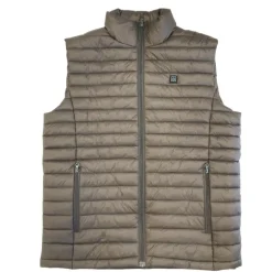 GILET CHAUFFANT MARRON NEW