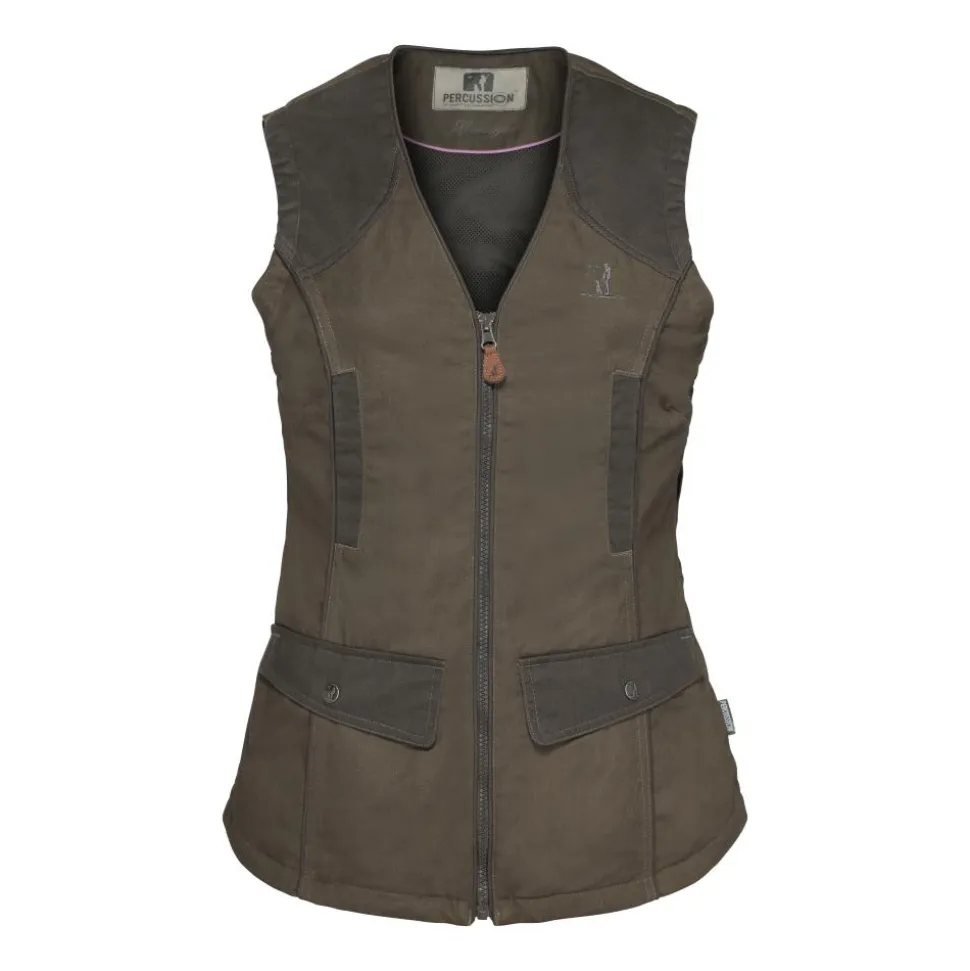 GILET GARRIGUE FEMME MARRON