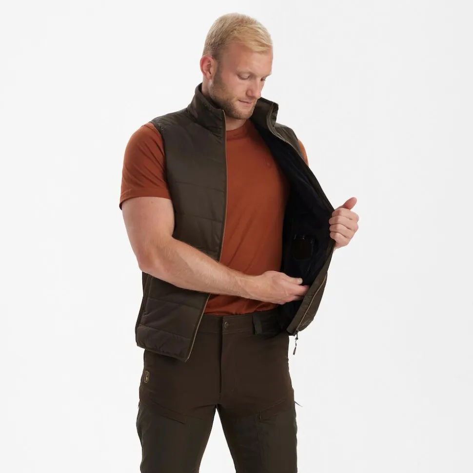 GILET HEAT PADDED WOOD