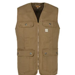 GILET HOMME COUNTRY MARRON