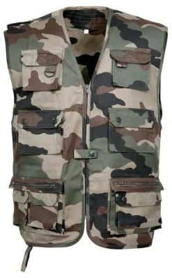 GILET REPORTER CAMO CENTRE EUROPE