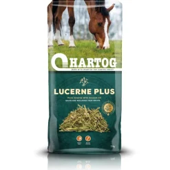 HARTOG LUCERNE PLUS – FOURRAGE NATUREL À LA LUZERNE ET HUILE DE LIN POUR CHEVAUX