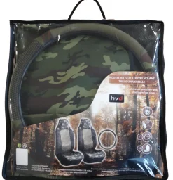 HOUSSES AVANT X2+COUVRE VOLANT CAMO