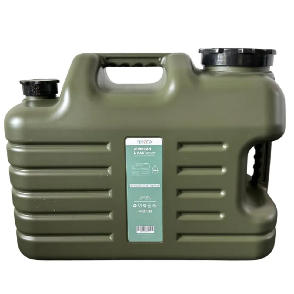 JERRICAN A EAU KAKI 18,5L + ROBINET