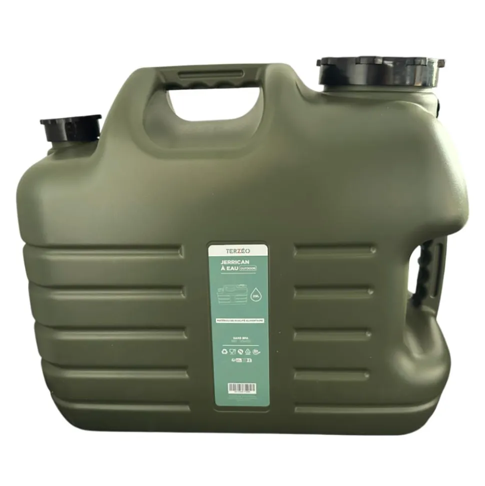 JERRICAN A EAU KAKI 25L + ROBINET