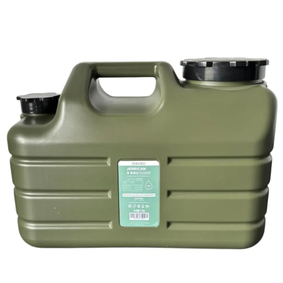 JERRICAN A EAU KAKI 11L + ROBINET