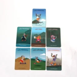 JEU DE 7 FAMILLES T&E CHASSEURS