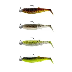 KIT DE 5 LEURRES SOUPLES ARMES CANNIBAL SHAD 12.5CM
