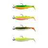 KIT DE 4 LEURRES SOUPLES ARMES CANNIBAL SHAD 8CM
