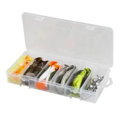KIT DE 30 LEURRES SOUPLES CANNIBAL SHAD 6.8CM ET 8CM
