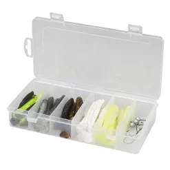 KIT DE 30 LEURRES SOUPLES FAT MINNOW T-TAIL 7.5CM, 9CM ET 10,5CM