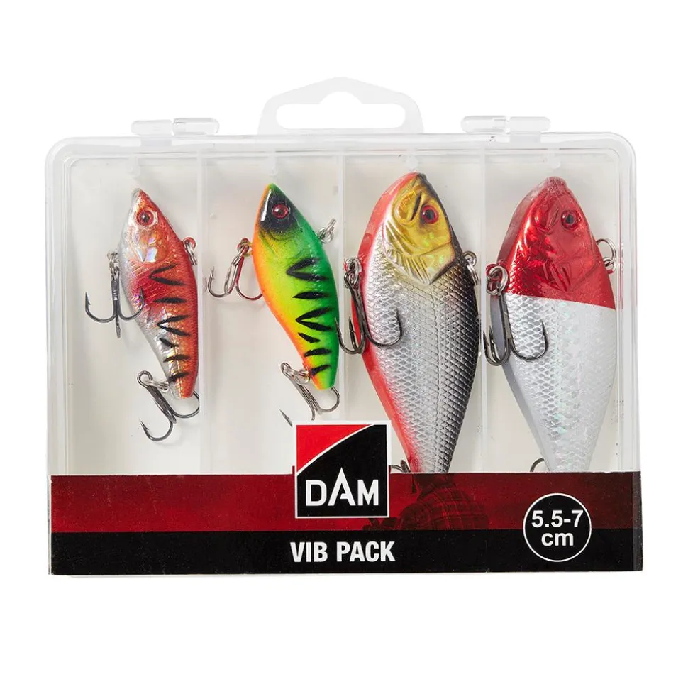 KIT DE LEURRES VIBRATION X4 5,5/7CM