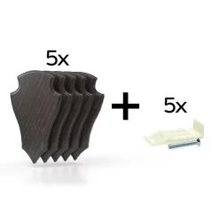 KIT ECUSSSON POINTU CHEV+ PINCE X5 FONCE