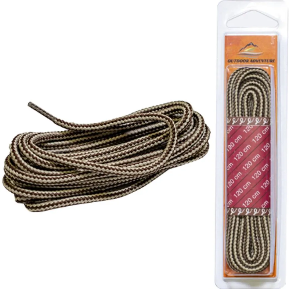 LACET BI COLORE MARRON/BEIGE