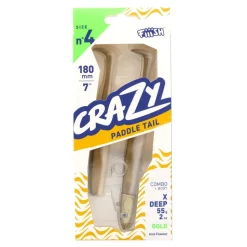 LEURRE SOUPLE CRAZY PADDLE TAIL 180 X-DEEP COMBO 55G