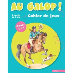 LIVRE AU GALOP (1A4) CAHIER JEUX