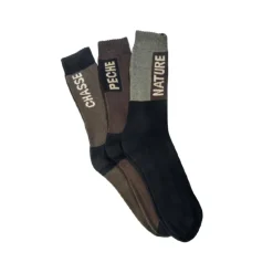 LOT 3 PAIRES CHAUSSETTES OUTDOOR