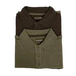 LOT DE 2 POLOS CHASSE KAKI/MAR