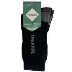 LOT DE 3 CHAUSSETTES THERMAL