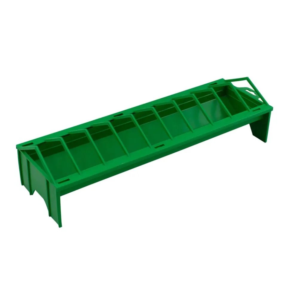 MANGEOIRE PLASTIQUE POULES 13X50CM