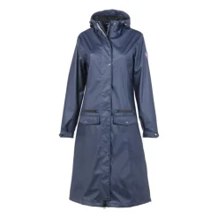 MANTEAU LONG DE PLUIE EMILIE FEMME MARINE
