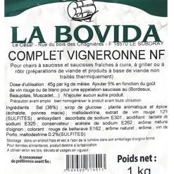MELANGE D'EPICES POUR SAUCISSES VIGNERONNE