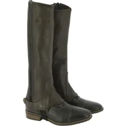 MINI-CHAPS EQUITHEME CUIR MARRON
