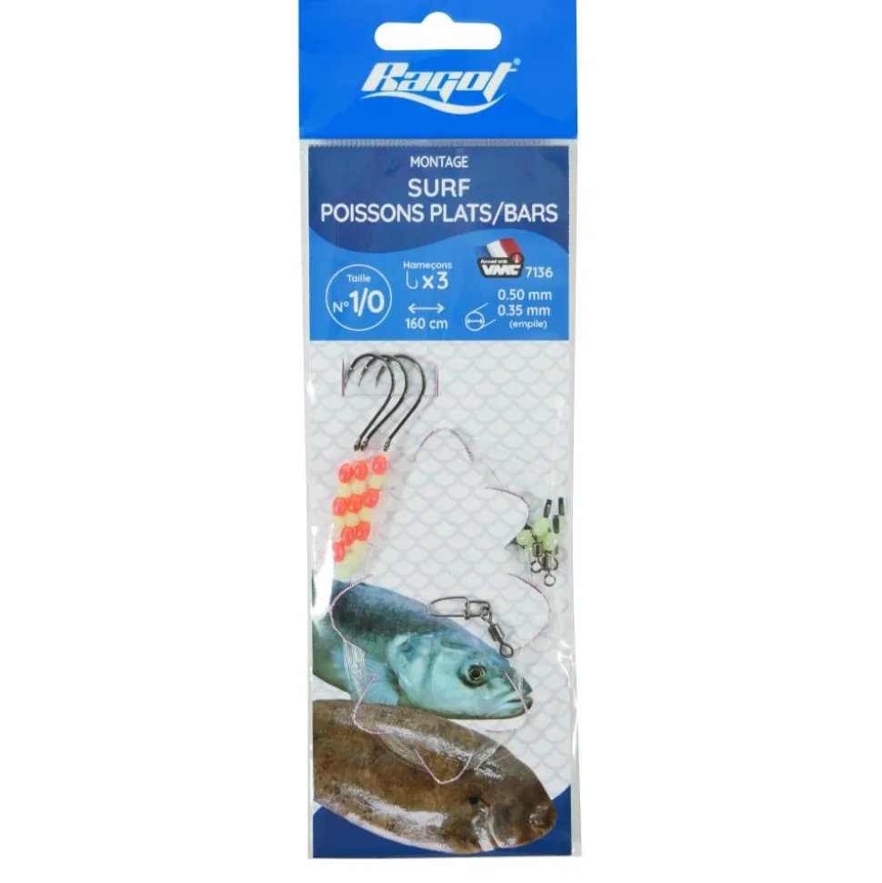 MONTAGE SURF RIG FLAT FISH