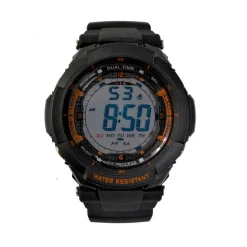 MONTRE ETANCHE NOIRE MULTIFONCTIONS