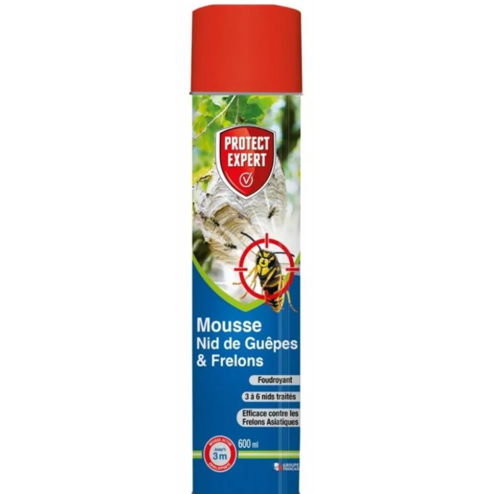 MOUSSE NIDS GUEPES ET FRELONS 600ML