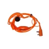 OREILLETTE ORANGE FLUO POUR TALKIE WALKIE G7/G9 G7PRO/G9PRO