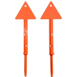 PAIRE DE PIQUETS DE BATTUE