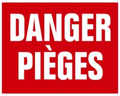 PANNEAU AKILUX DANGER PIEGES
