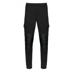 PANTALON CARGO MOLLETONE NOIR