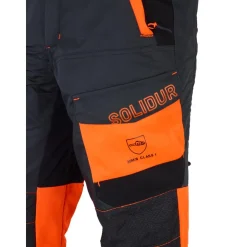 PANTALON DE TRAVAIL SCIE A CHAINE COMFY GRIS CL1
