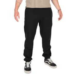 PANTALON JOGGING NOIR ORANGE