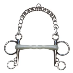 PELHAM FLEXI/INOX DROIT POMME