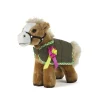 PELUCHE CHEVAL AV COUVERTURE 23CM