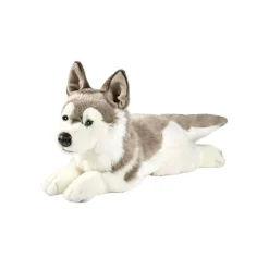 PELUCHE HUSKY COUCHE 42 CM